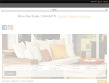 Tablet Screenshot of mirianrealestate.com